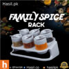 Masala Jar Box for Kitchen 6 Pcs Set