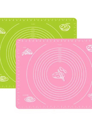 Pink green color roti mat